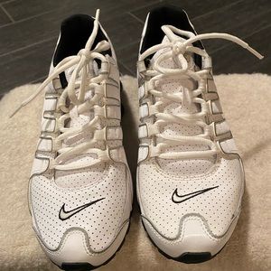 Nike Shox athletic shoes.